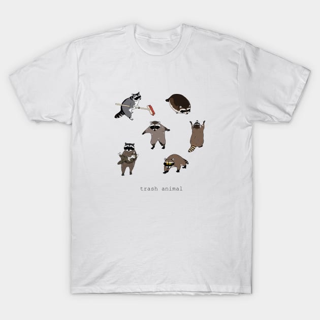 Trash animal T-Shirt by Hokkio